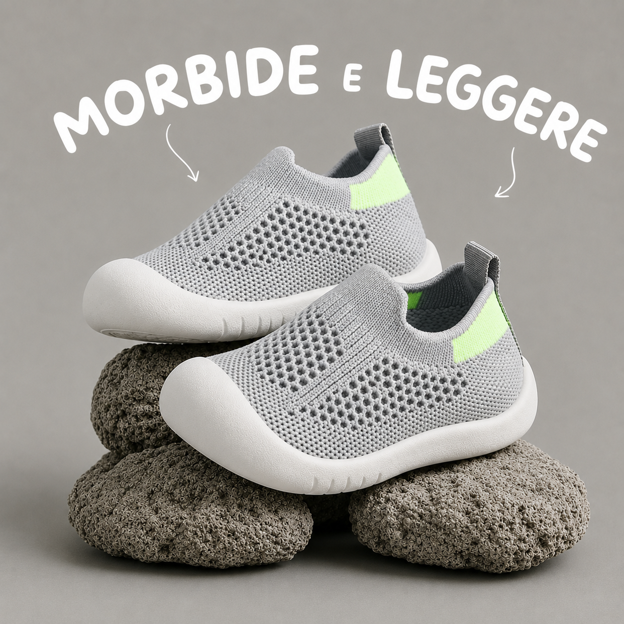 Shoes Kid | Scarpette morbide primi passi, leggere e antiscivolo